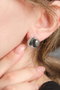 Heliophilia Silver Pendientes de Plata con Circonita